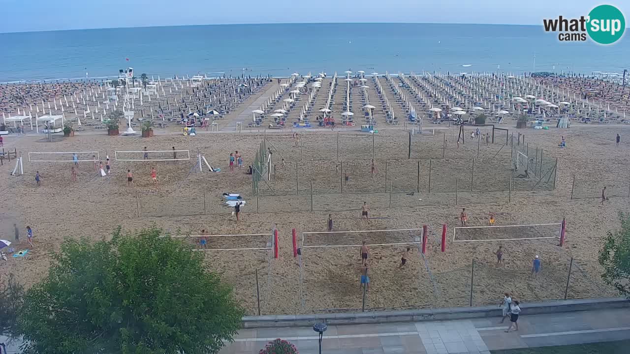 Live Webcam Bibione spiaggia – vista dall’Ashanti ApartHotel