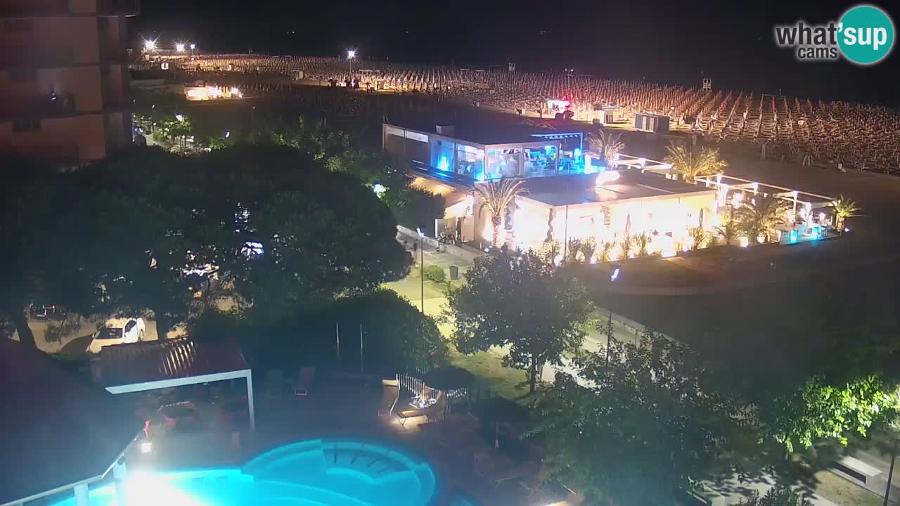 Live Webcam Bibione beach – view from Ashanti ApartHotel