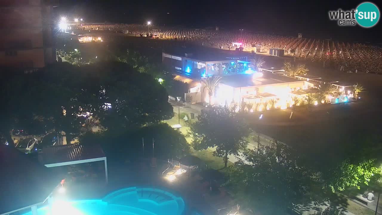 Live Webcam Bibione spiaggia – vista dall’Ashanti ApartHotel