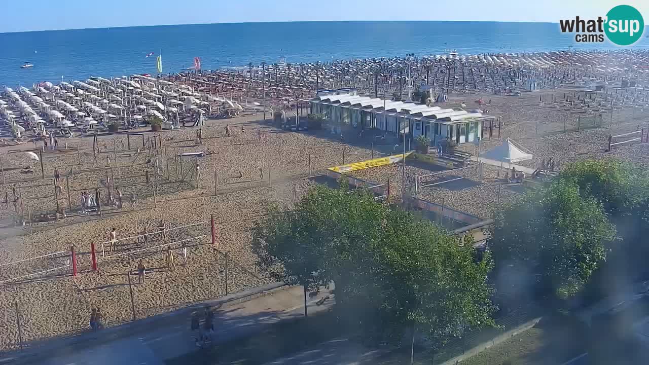 Web kamera Bibione plaža – pogled sa Ashanti ApartHotela