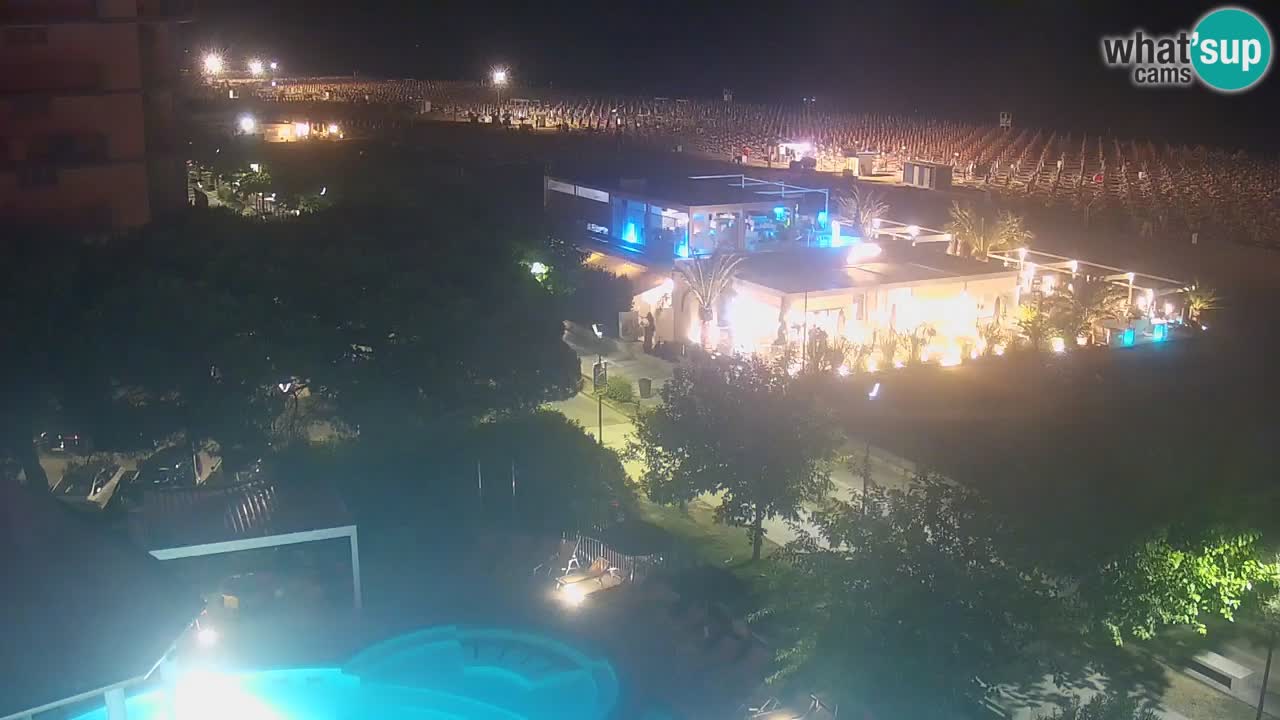 Live Webcam Bibione spiaggia – vista dall’Ashanti ApartHotel