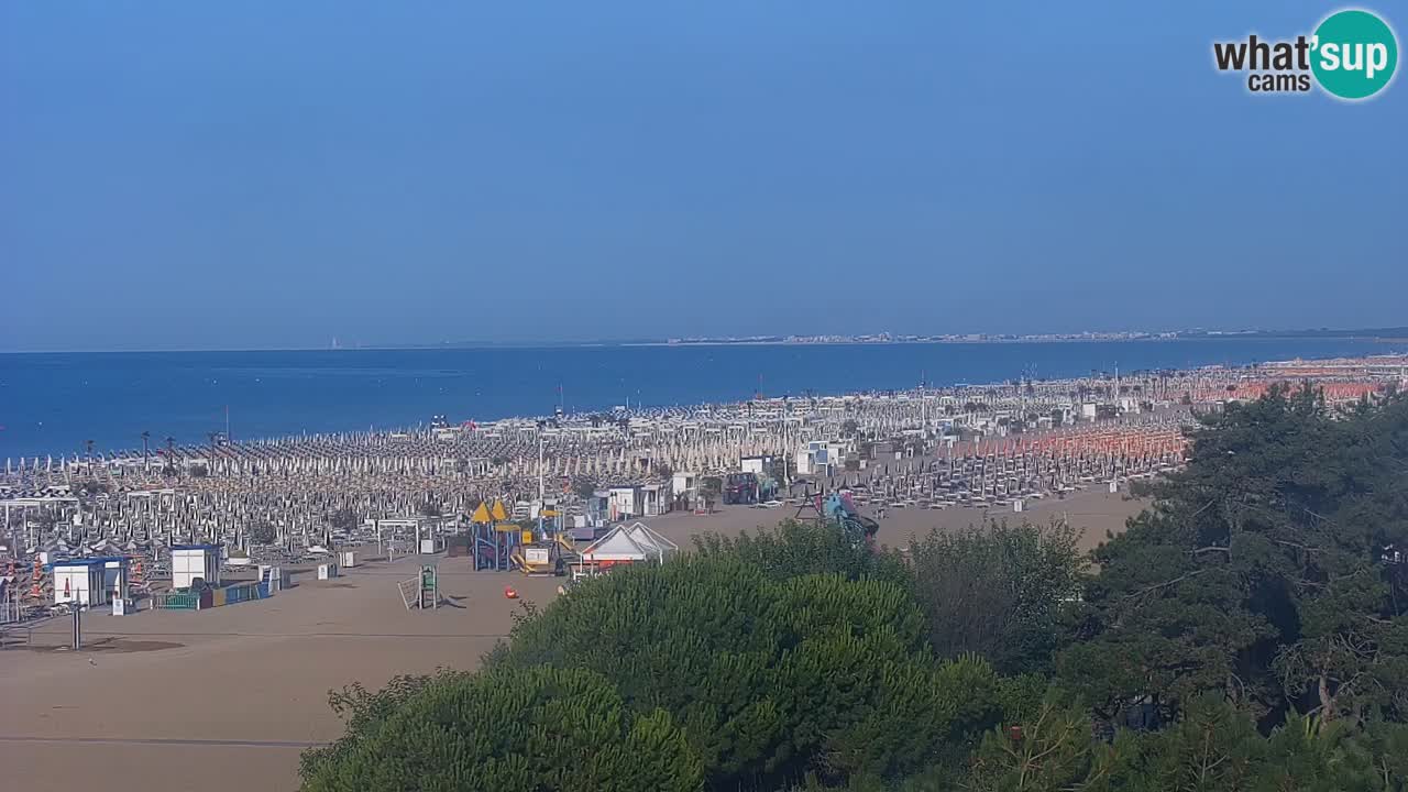 Live Webcam Bibione beach – view from Ashanti ApartHotel
