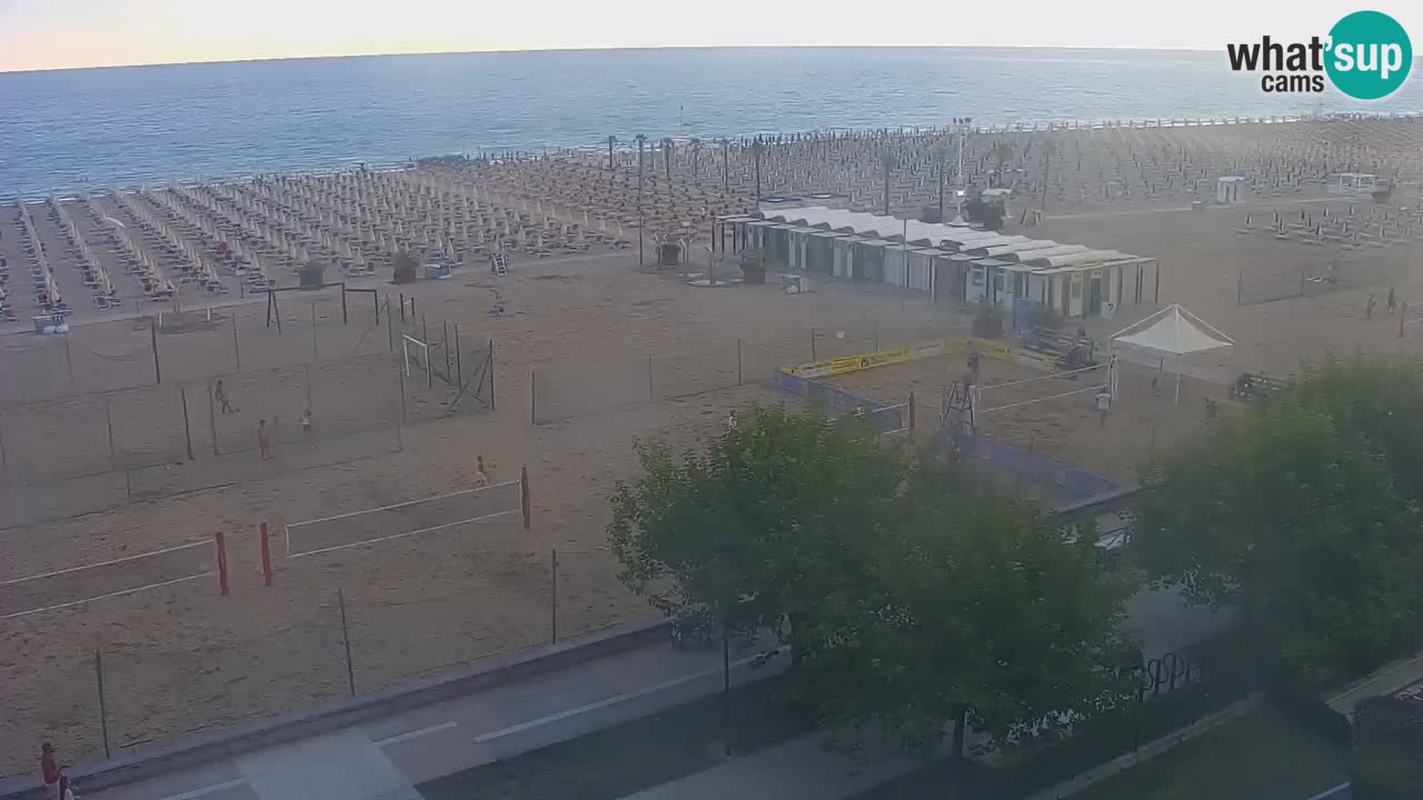 Webcam en vivo playa Bibione – vista desde Ashanti ApartHotel