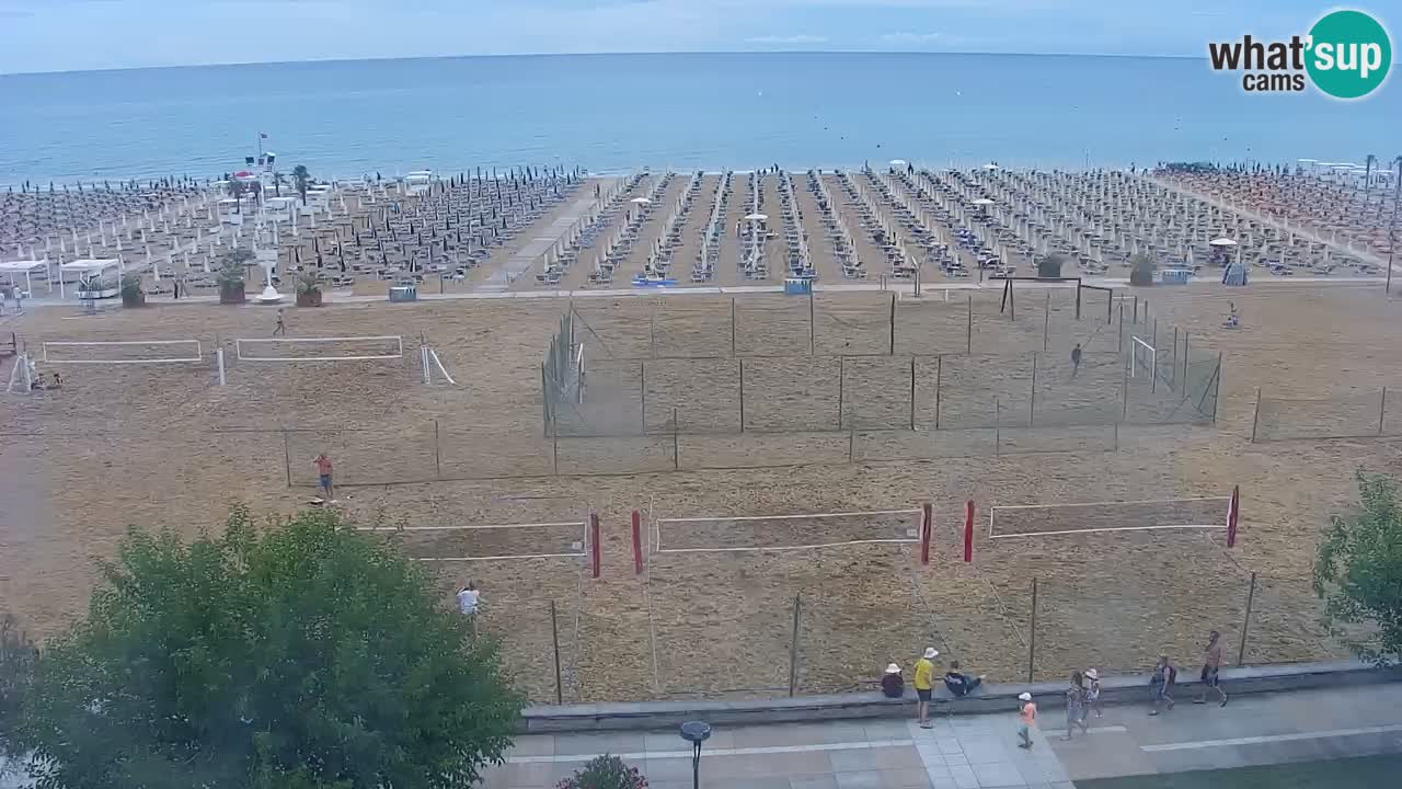 Live Webcam Bibione spiaggia – vista dall’Ashanti ApartHotel