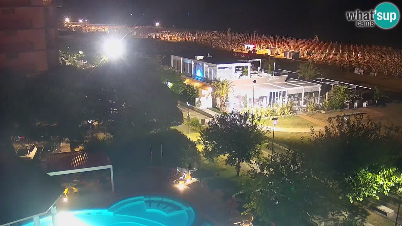 Live Webcam Bibione spiaggia – vista dall’Ashanti ApartHotel
