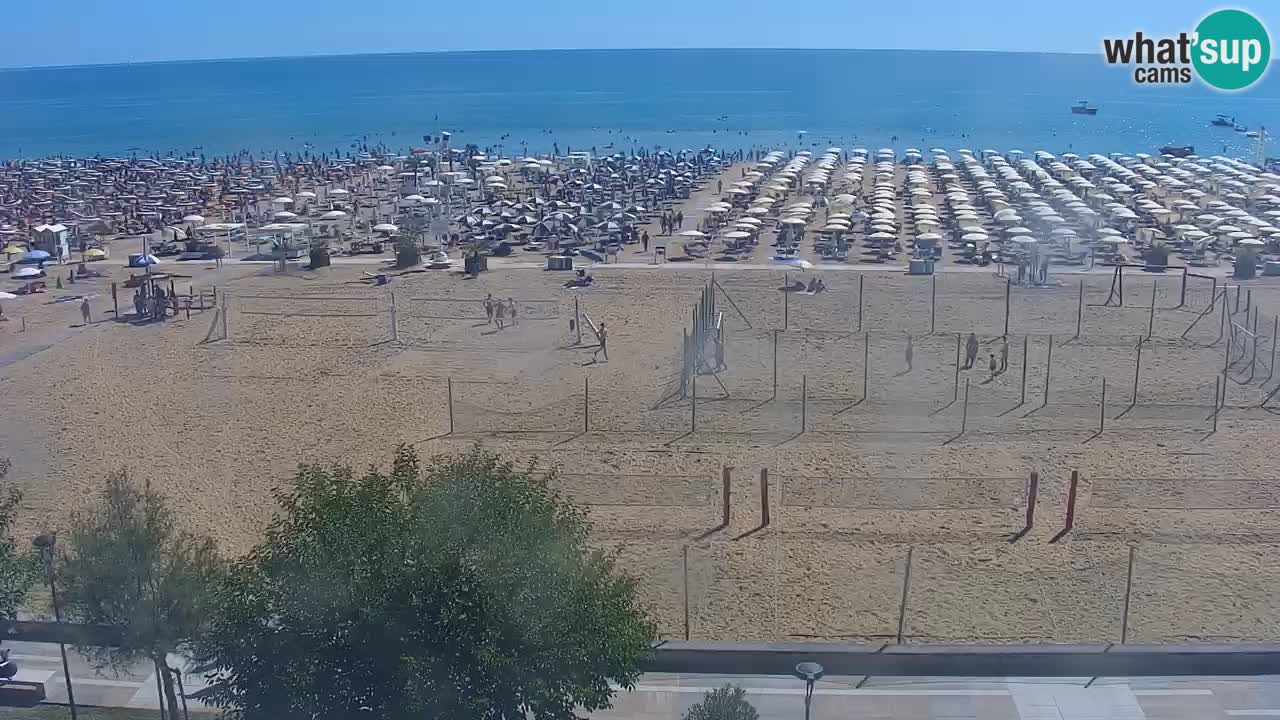 Webcam en vivo playa Bibione – vista desde Ashanti ApartHotel