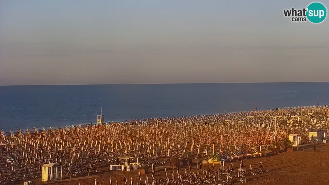 Spletna kamera Bibione plaža – pogled iz Ashanti ApartHotela