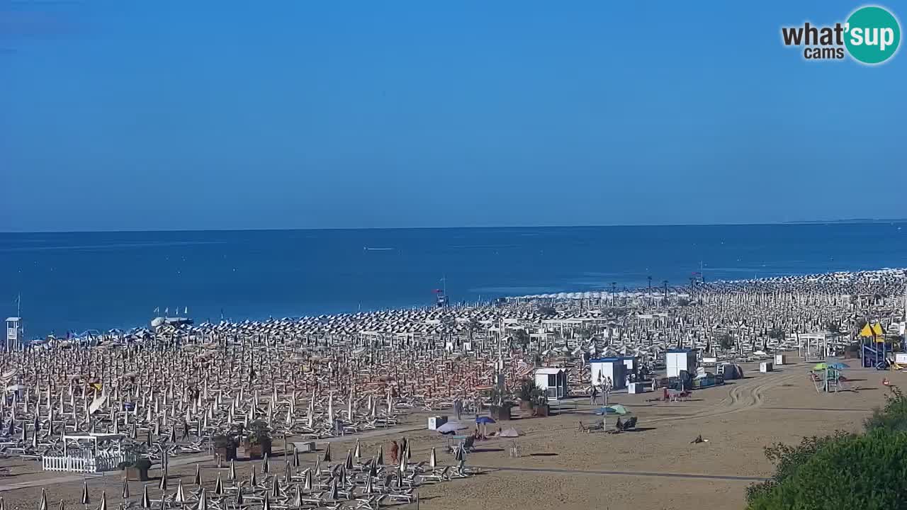Webcam en vivo playa Bibione – vista desde Ashanti ApartHotel