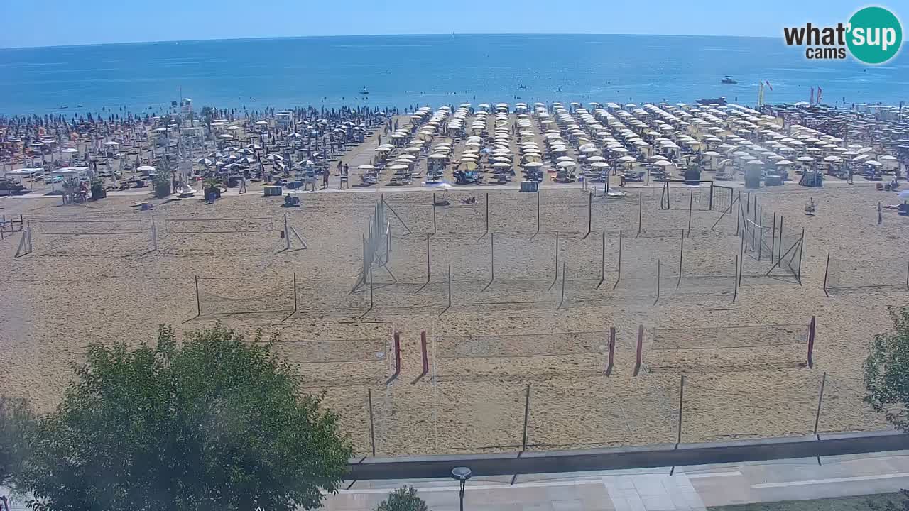 Web kamera Bibione plaža – pogled sa Ashanti ApartHotela