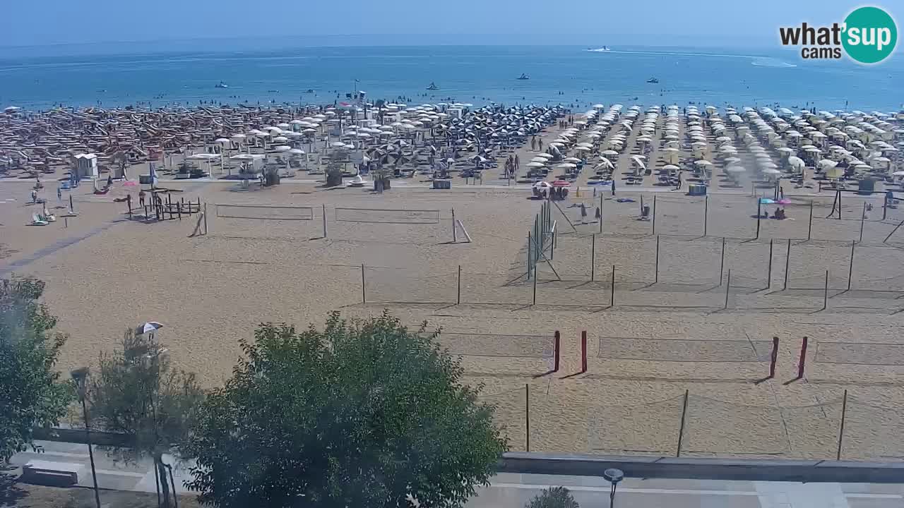 Web kamera Bibione plaža – pogled sa Ashanti ApartHotela