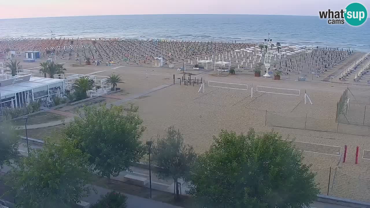 Webcam en vivo playa Bibione – vista desde Ashanti ApartHotel