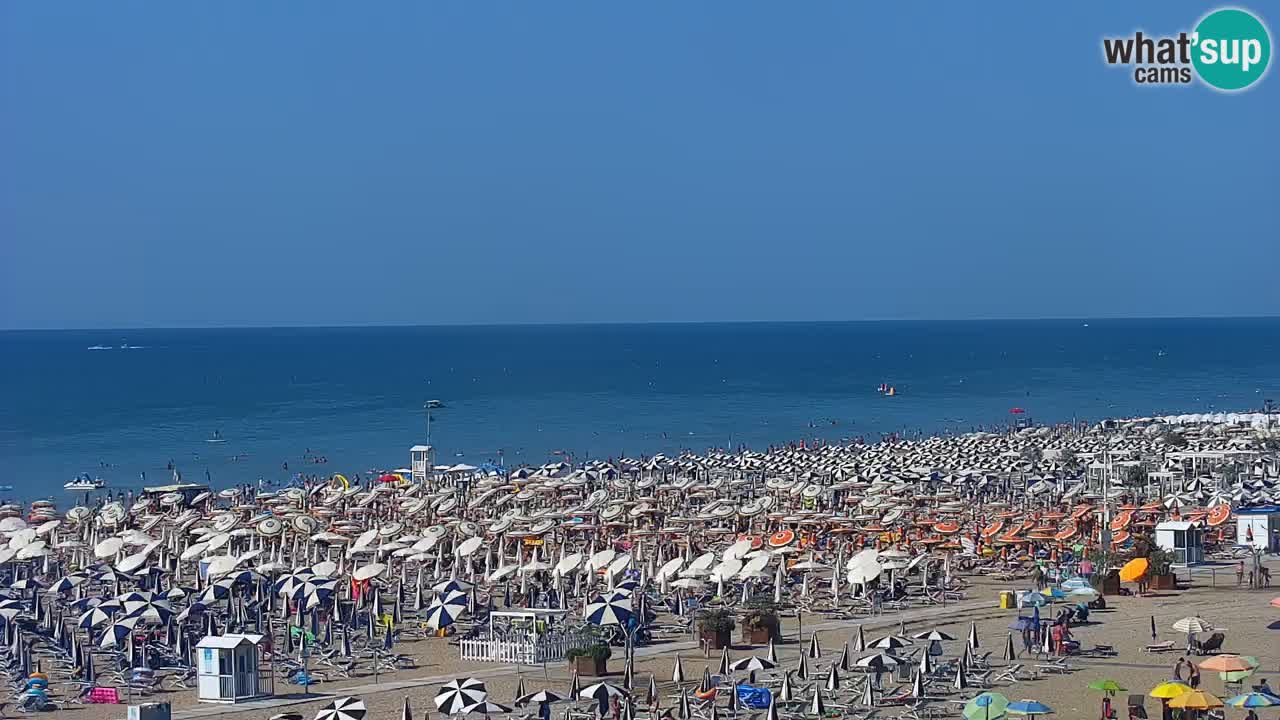 Webcam en direct plage de Bibione – vue depuis Ashanti ApartHotel
