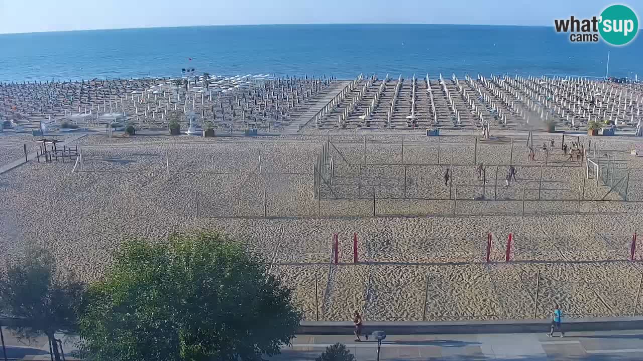Web kamera Bibione plaža – pogled sa Ashanti ApartHotela
