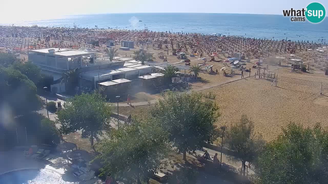 Web kamera Bibione plaža – pogled sa Ashanti ApartHotela