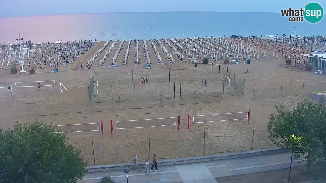 Webcam en vivo playa Bibione – vista desde Ashanti ApartHotel