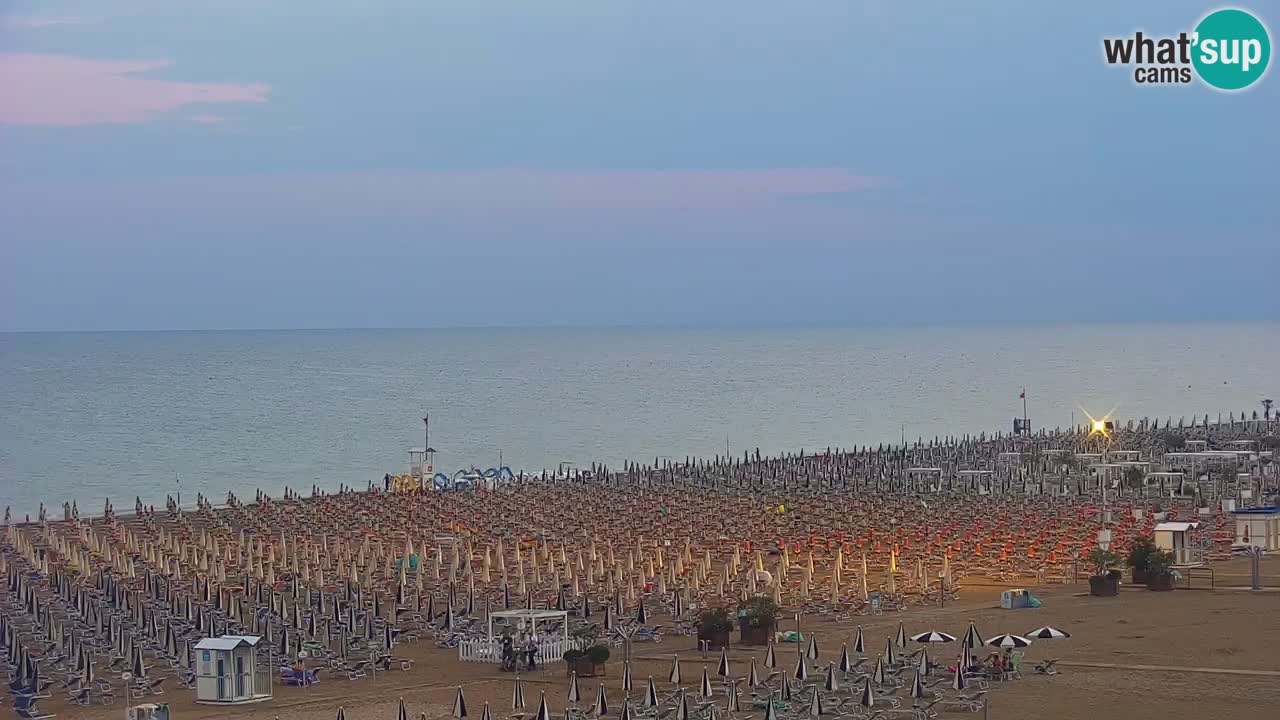 Webcam en vivo playa Bibione – vista desde Ashanti ApartHotel