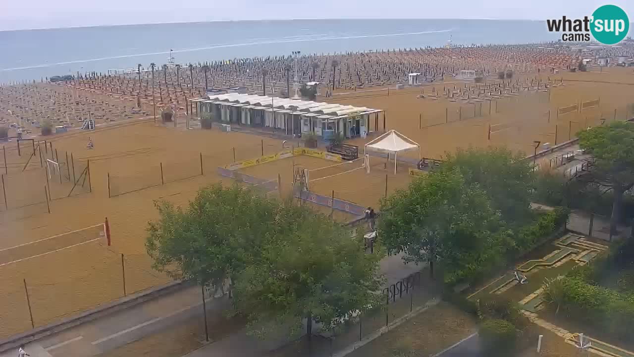 Webcam en vivo playa Bibione – vista desde Ashanti ApartHotel