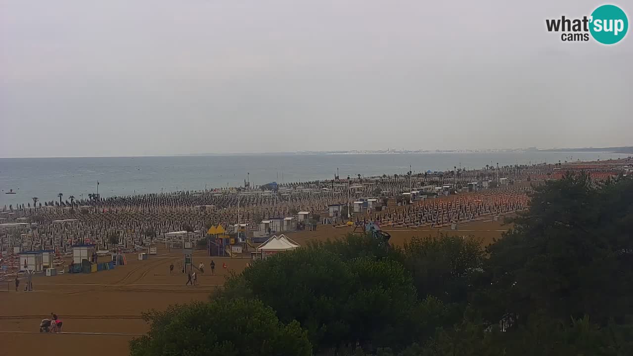 Web kamera Bibione plaža – pogled sa Ashanti ApartHotela