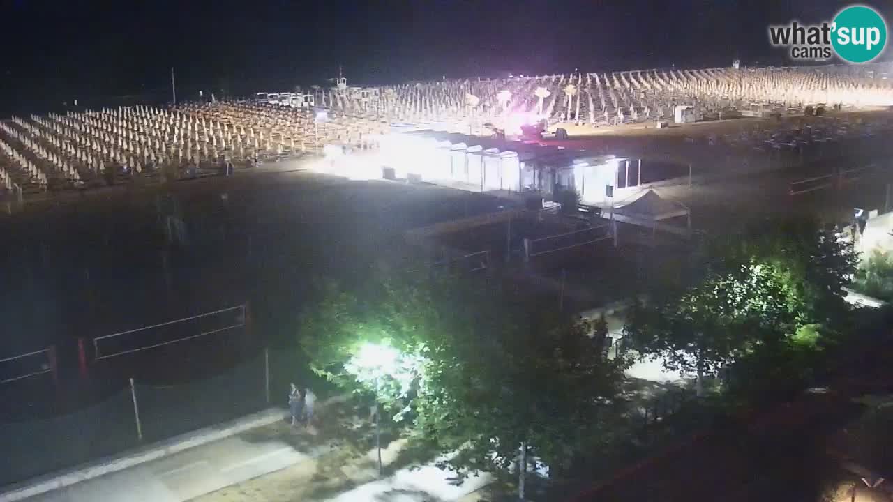 Webcam en direct plage de Bibione – vue depuis Ashanti ApartHotel