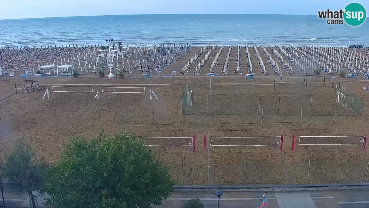 Webcam en vivo playa Bibione – vista desde Ashanti ApartHotel