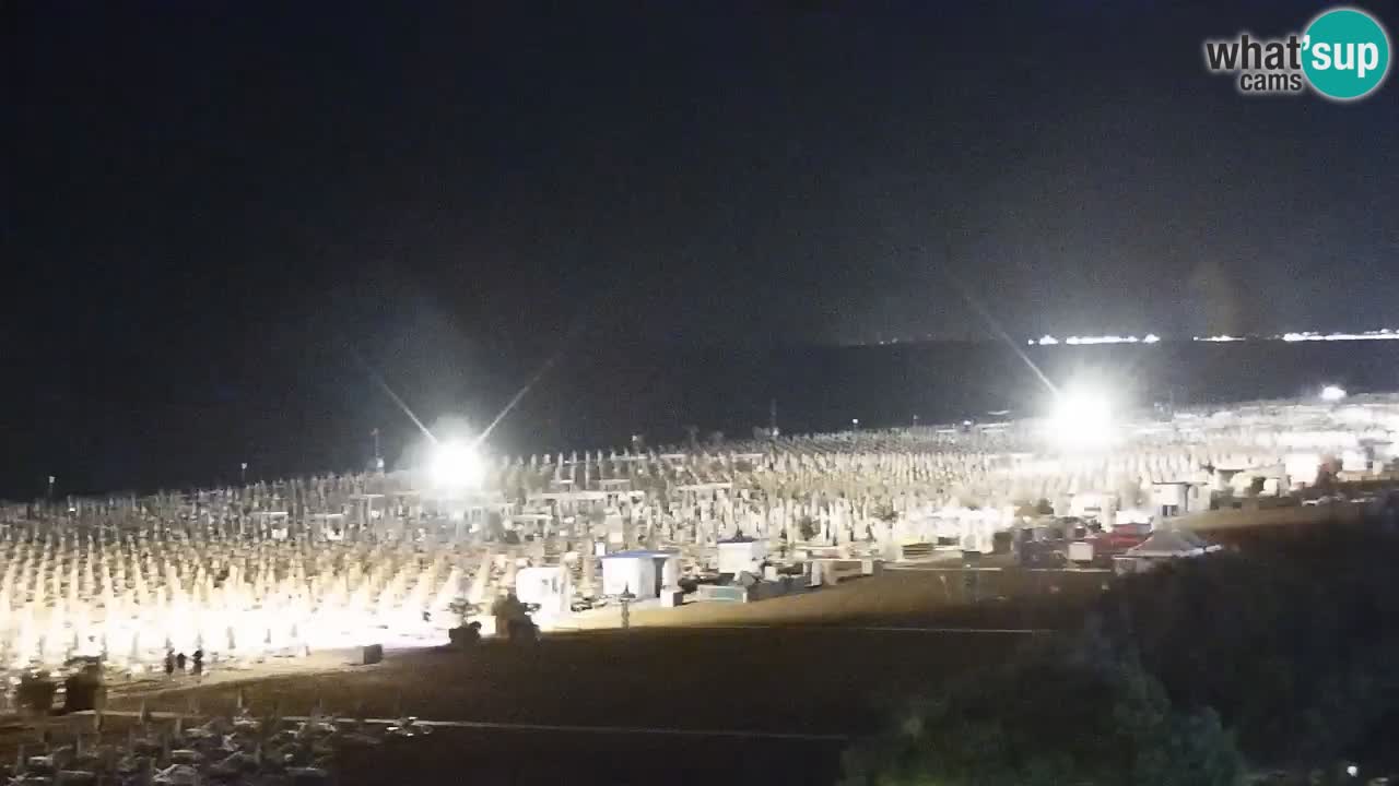 Web kamera Bibione plaža – pogled sa Ashanti ApartHotela