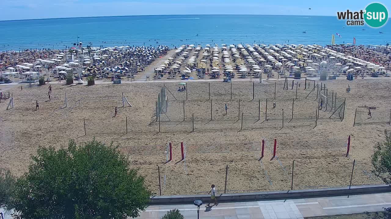 Web kamera Bibione plaža – pogled sa Ashanti ApartHotela
