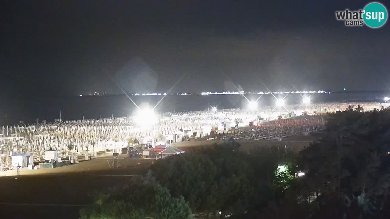 Webcam en direct plage de Bibione – vue depuis Ashanti ApartHotel