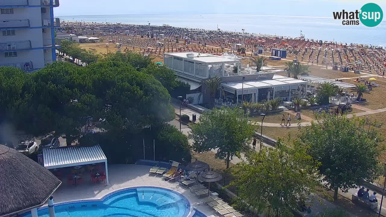 Live Webcam Bibione Strand – Blick vom Ashanti ApartHotel
