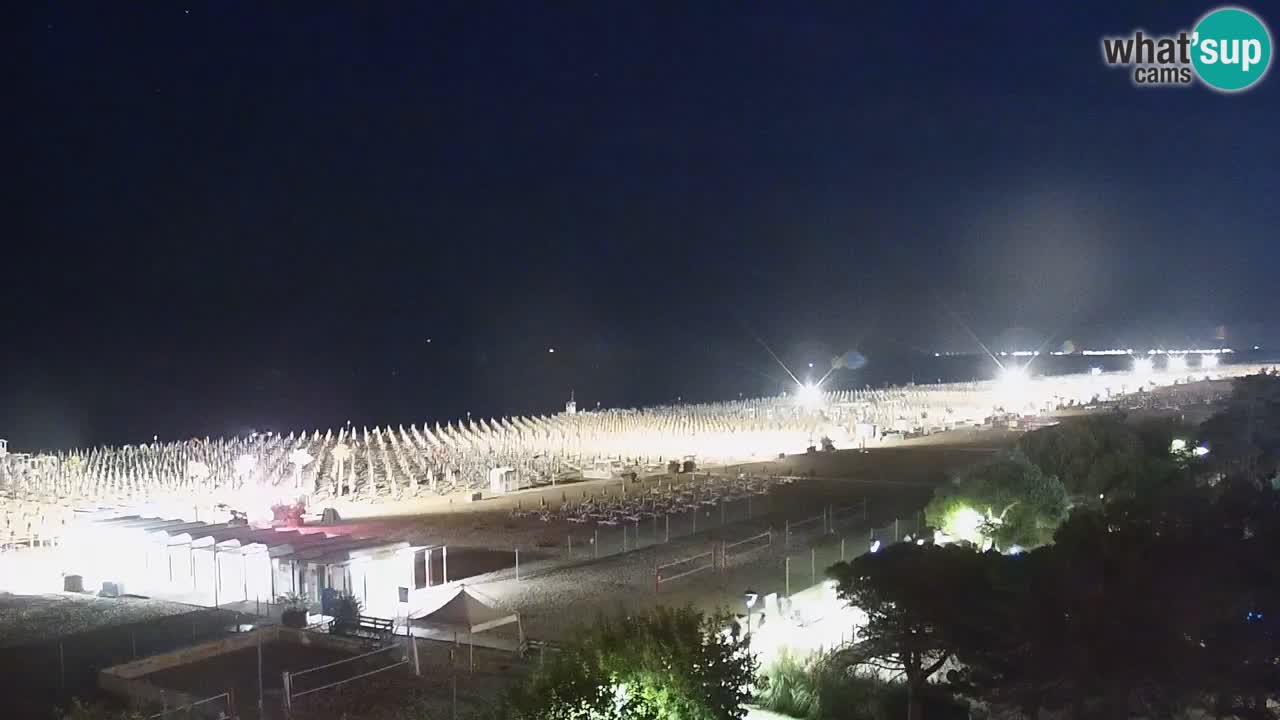 Webcam en vivo playa Bibione – vista desde Ashanti ApartHotel
