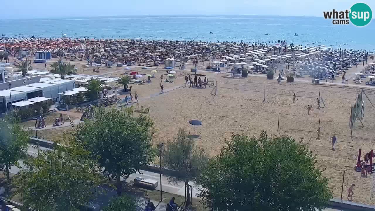 Webcam en vivo playa Bibione – vista desde Ashanti ApartHotel