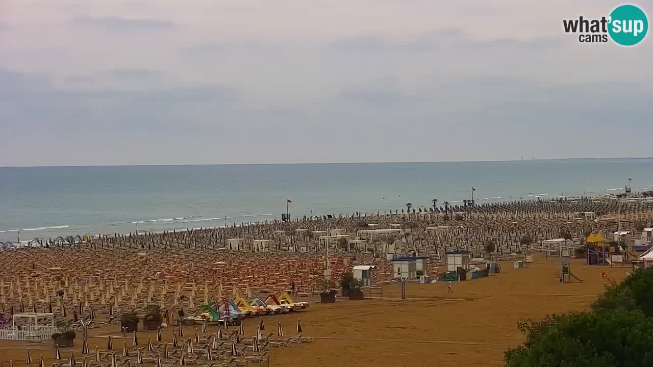Webcam en vivo playa Bibione – vista desde Ashanti ApartHotel