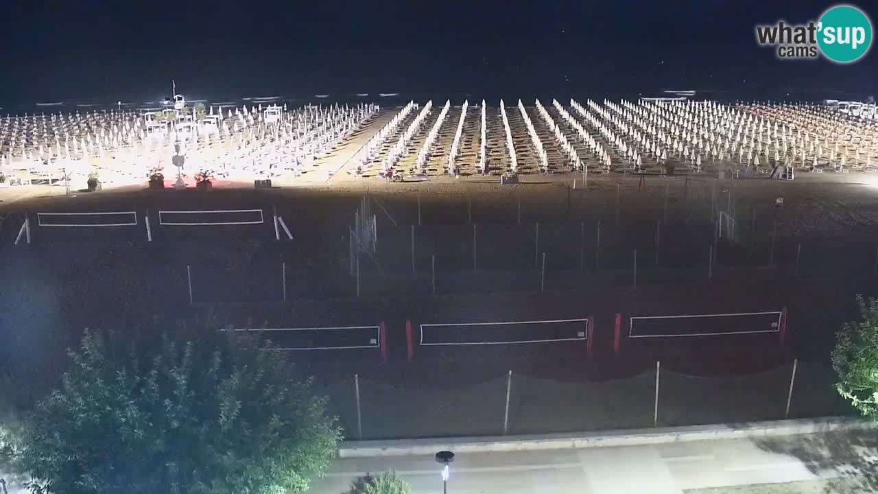 Webcam en vivo playa Bibione – vista desde Ashanti ApartHotel