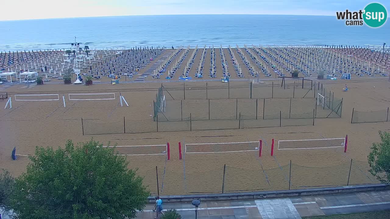 Webcam en vivo playa Bibione – vista desde Ashanti ApartHotel