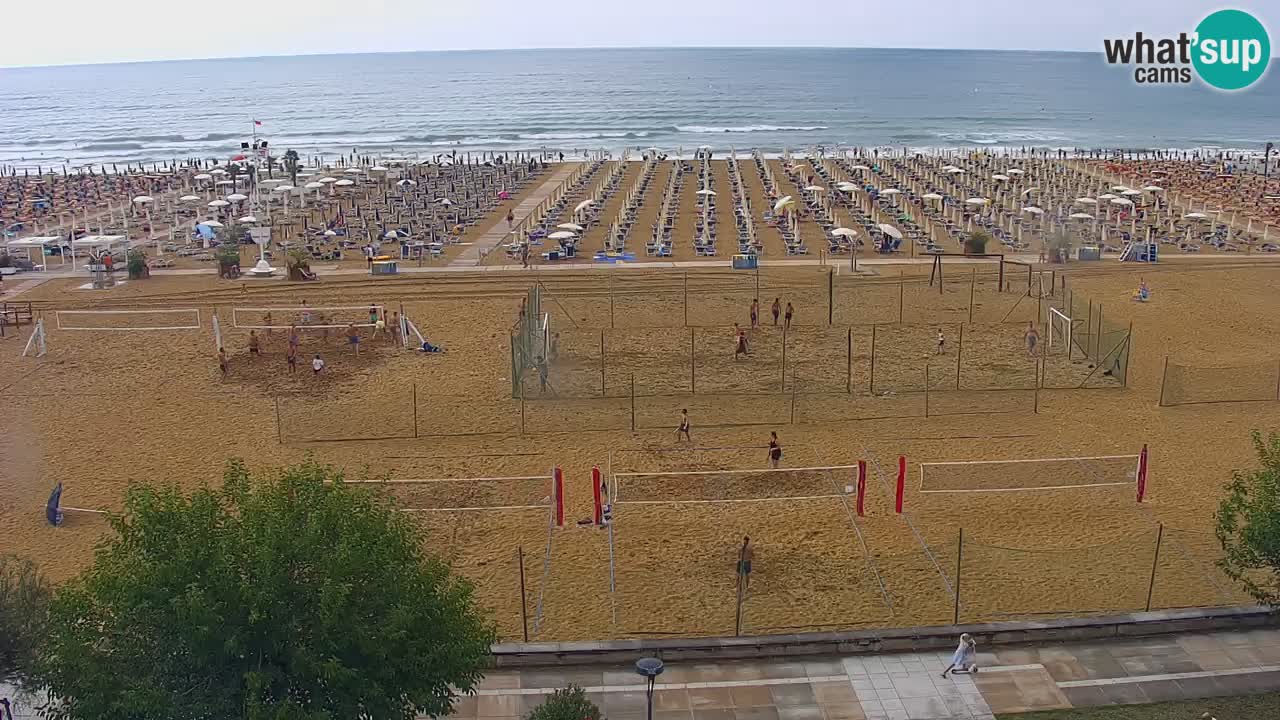 Web kamera Bibione plaža – pogled sa Ashanti ApartHotela