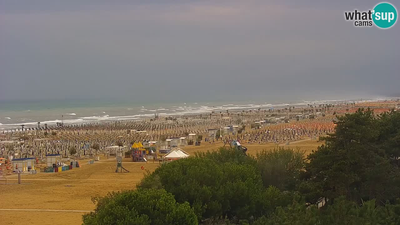 Web kamera Bibione plaža – pogled sa Ashanti ApartHotela