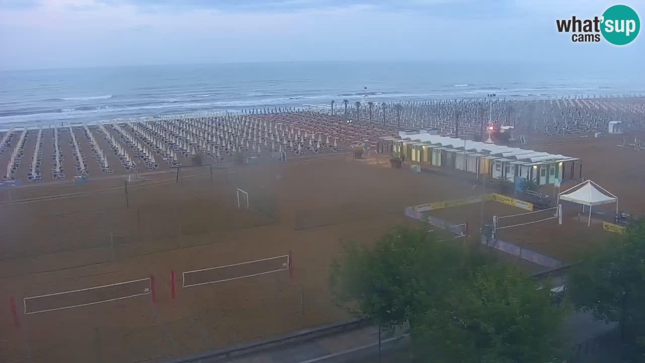 Web kamera Bibione plaža – pogled sa Ashanti ApartHotela