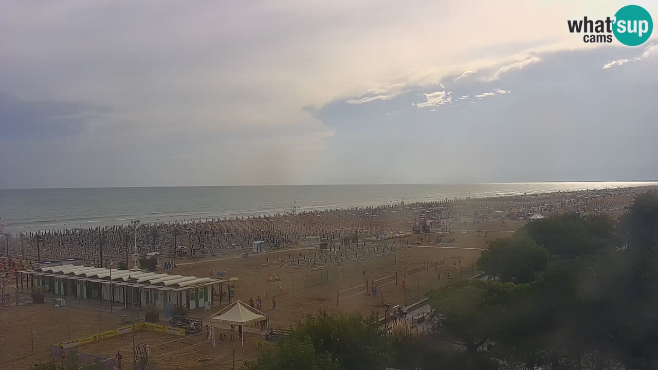 Webcam en vivo playa Bibione – vista desde Ashanti ApartHotel