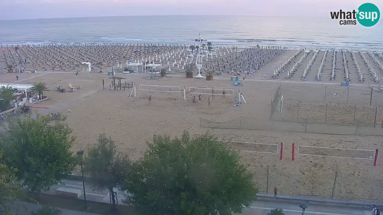 Webcam en direct plage de Bibione – vue depuis Ashanti ApartHotel