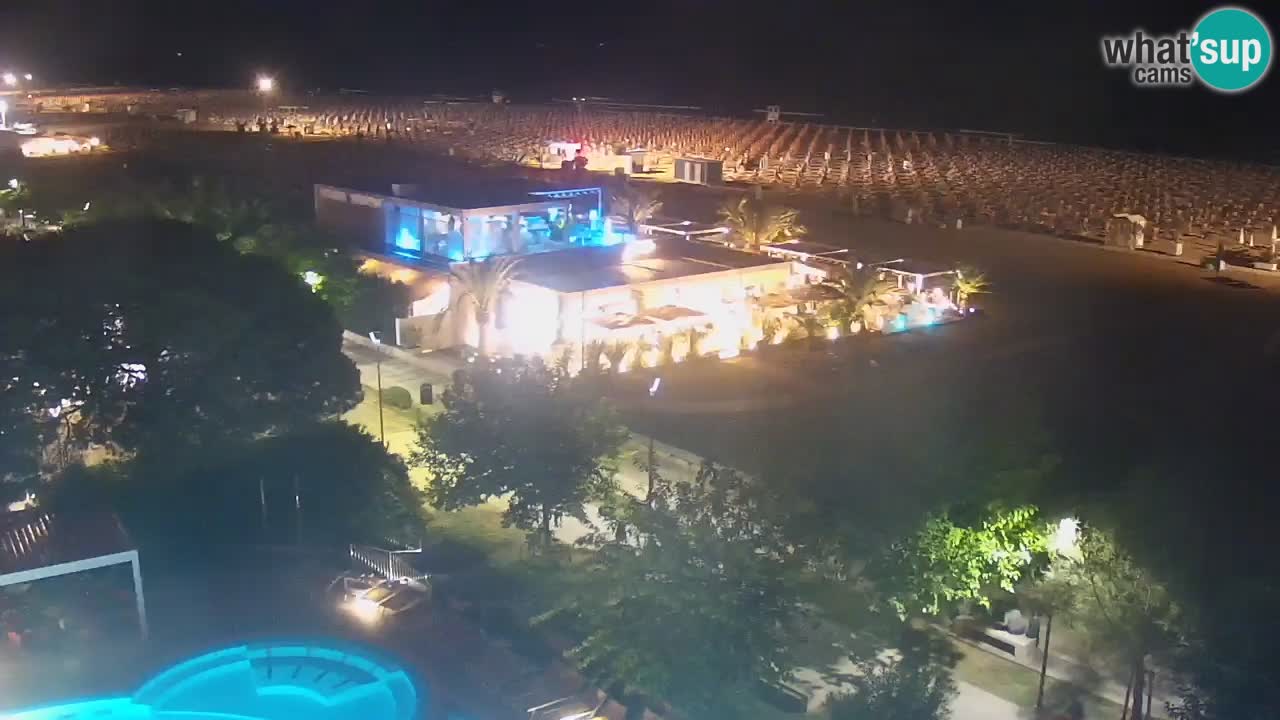 Live Webcam Bibione spiaggia – vista dall’Ashanti ApartHotel