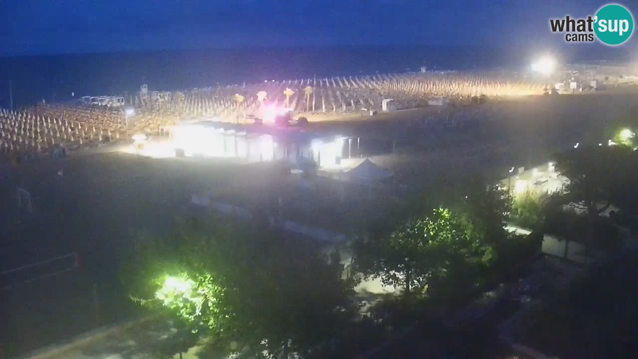 Web kamera Bibione plaža – pogled sa Ashanti ApartHotela