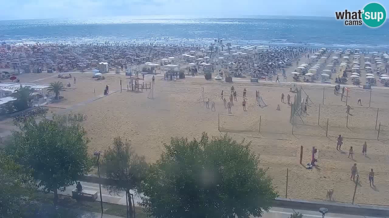 Web kamera Bibione plaža – pogled sa Ashanti ApartHotela