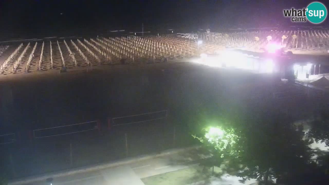 Webcam en vivo playa Bibione – vista desde Ashanti ApartHotel