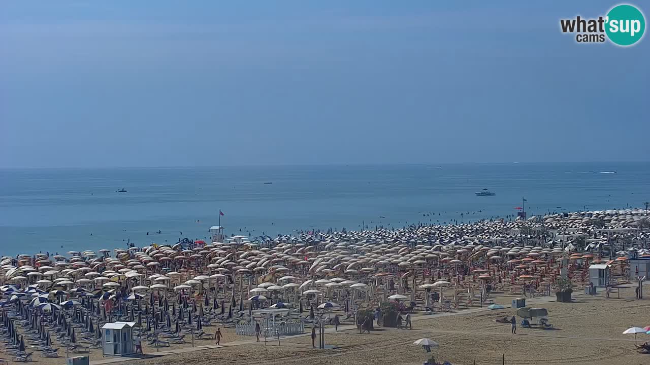 Webcam en direct plage de Bibione – vue depuis Ashanti ApartHotel