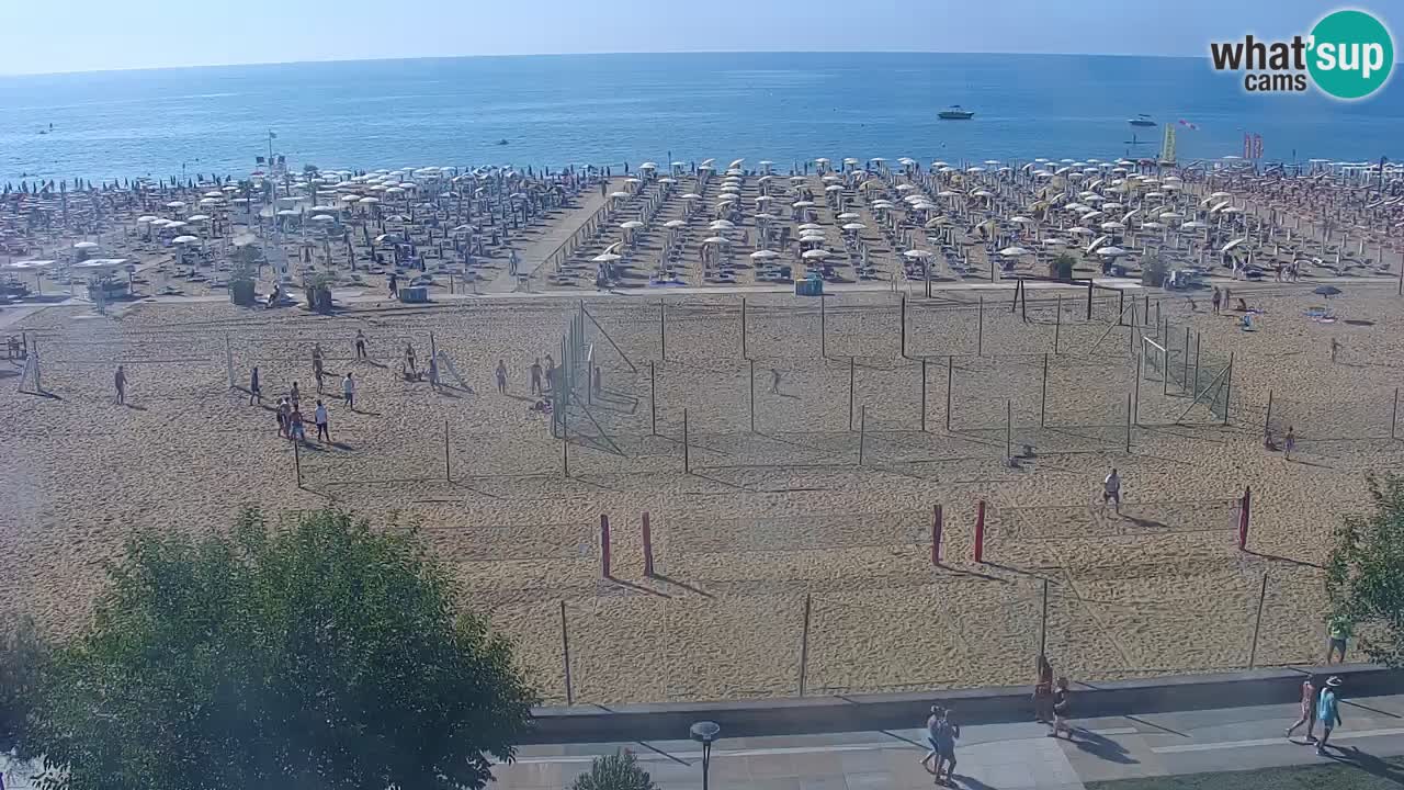 Web kamera Bibione plaža – pogled sa Ashanti ApartHotela