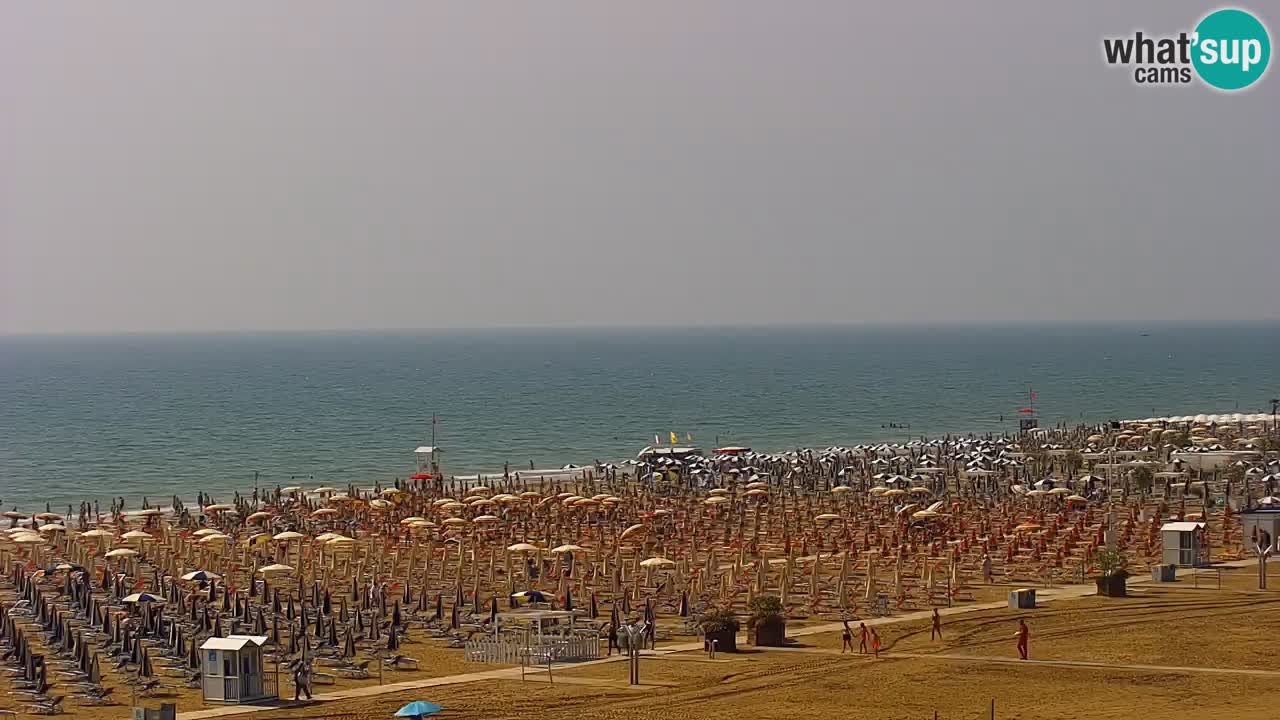 Web kamera Bibione plaža – pogled sa Ashanti ApartHotela
