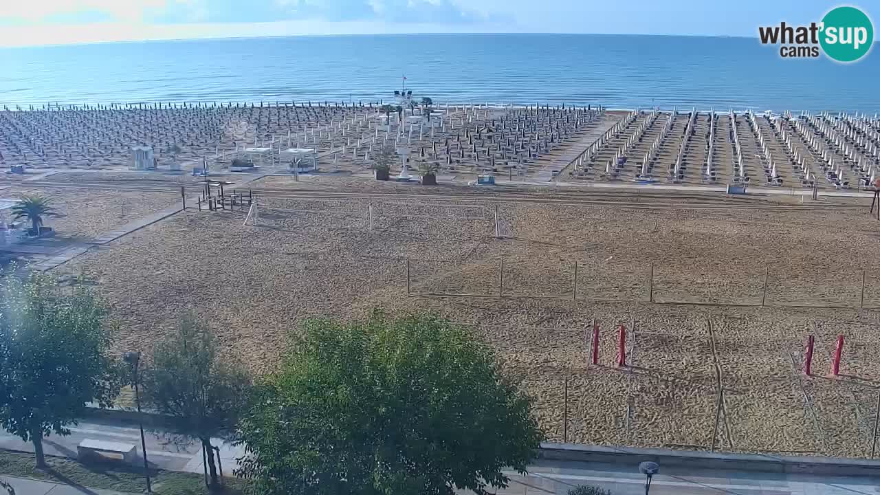 Web kamera Bibione plaža – pogled sa Ashanti ApartHotela