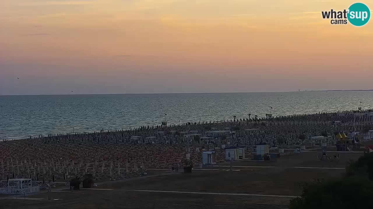 Webcam en direct plage de Bibione – vue depuis Ashanti ApartHotel