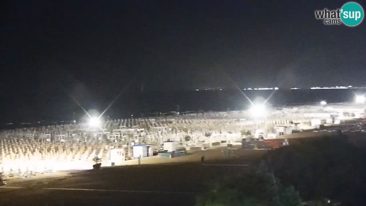 Web kamera Bibione plaža – pogled sa Ashanti ApartHotela
