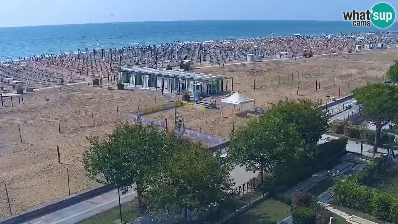 Web kamera Bibione plaža – pogled sa Ashanti ApartHotela