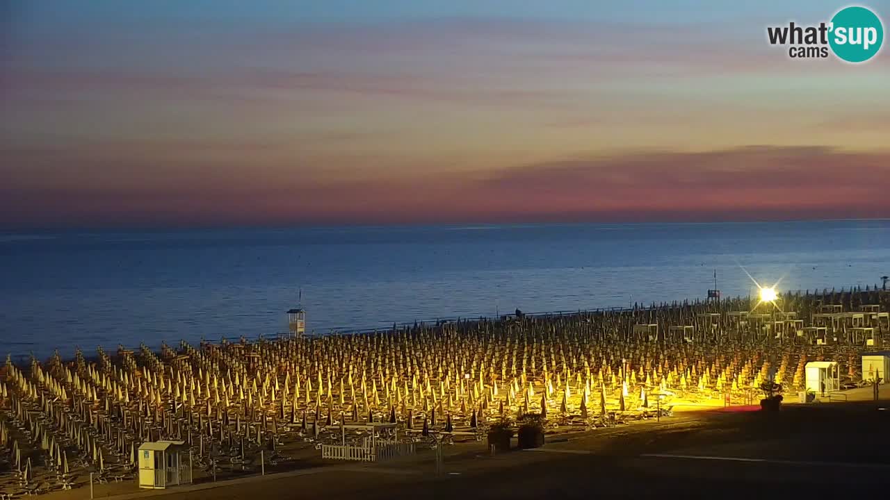 Webcam en vivo playa Bibione – vista desde Ashanti ApartHotel